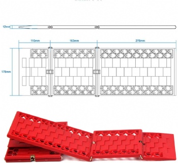 Foldable Auto Tire Traction Mat