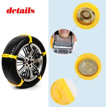 Snow Chains Car Anti Slip Tire Chains Adjustable Anti-Skid Chains