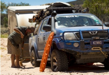 Traction Mats for Off-Road Mud, Sand, & Snow Vehicle Extraction