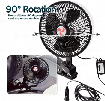 Car Fans 12V Cooling 6 inches