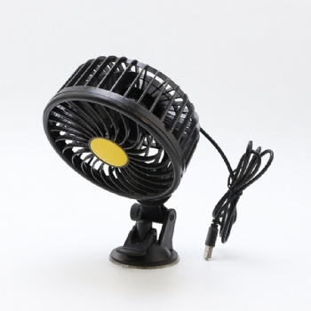 12V/24V 5” Car Fan With Suction