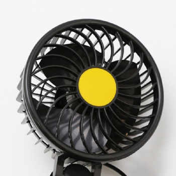 12V/24V 5” Car Fan With Suction