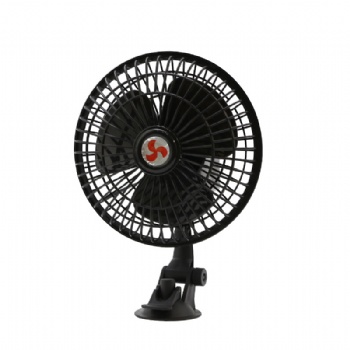 Car Fans 12V Cooling 6 Inches With Suction