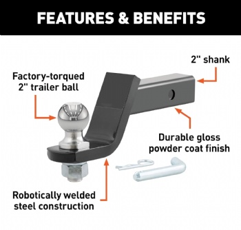 Trailer Hitch Ball Mount 4