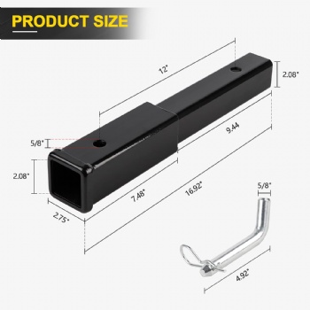 Trailer Hitch Extension 12”