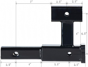 Dual Trailer Hitch For Towing and Bike