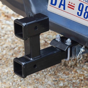 Dual Trailer Hitch For Towing and Bike