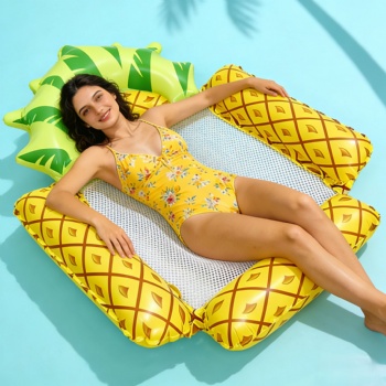 4 Tubes Pineapple Inflatable Mesh Hammock