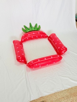 4 Tubes Strawberry Inflatable Mesh Hammock