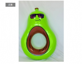 Avocado inflatable swim ring
