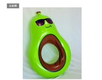 Avocado inflatable swim ring
