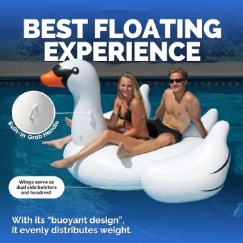 Swan Inflatable Pool Float