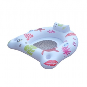Inflatable Pool Lounger with LED