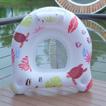 Inflatable Pool Lounger with LED