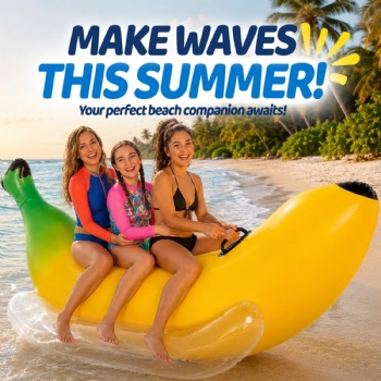Inflatable Banana Pool Float